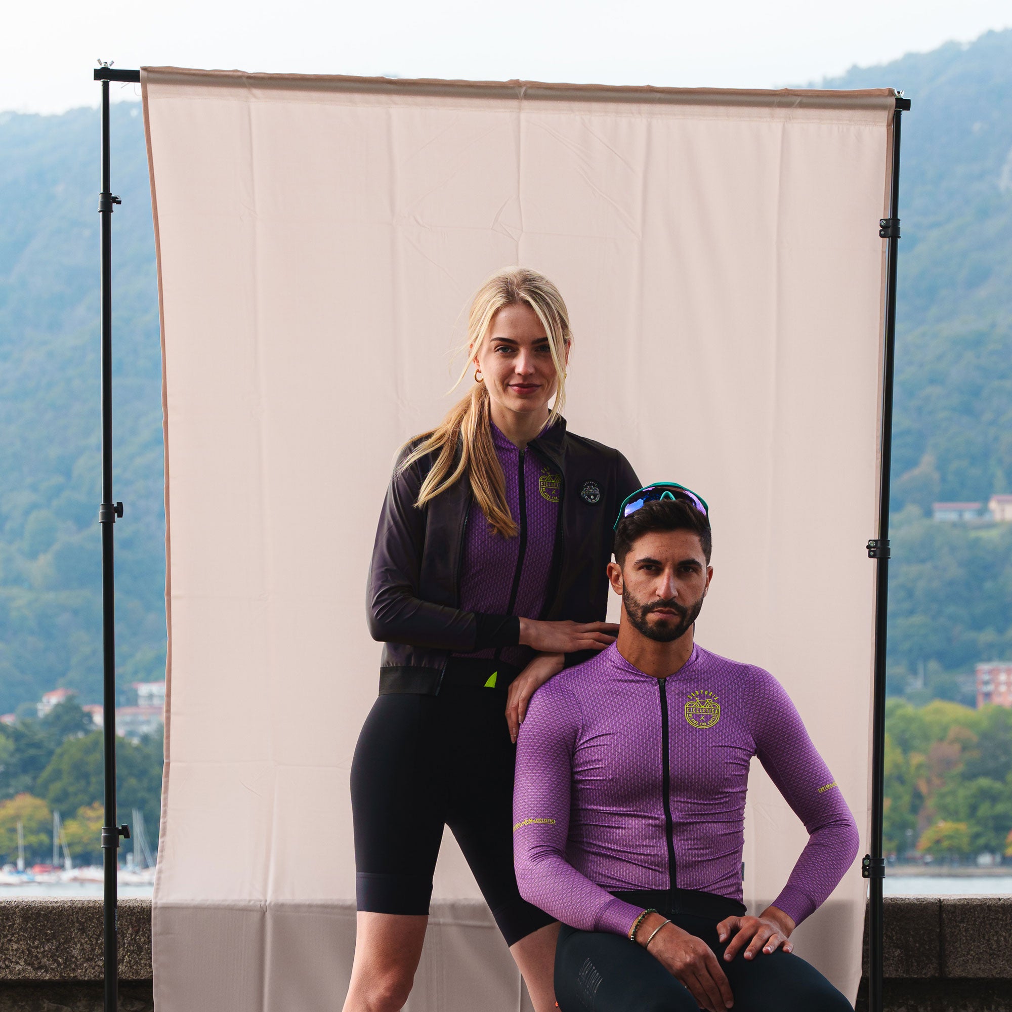 Fully reflective wind and water proof jacket - Flashy rainbow