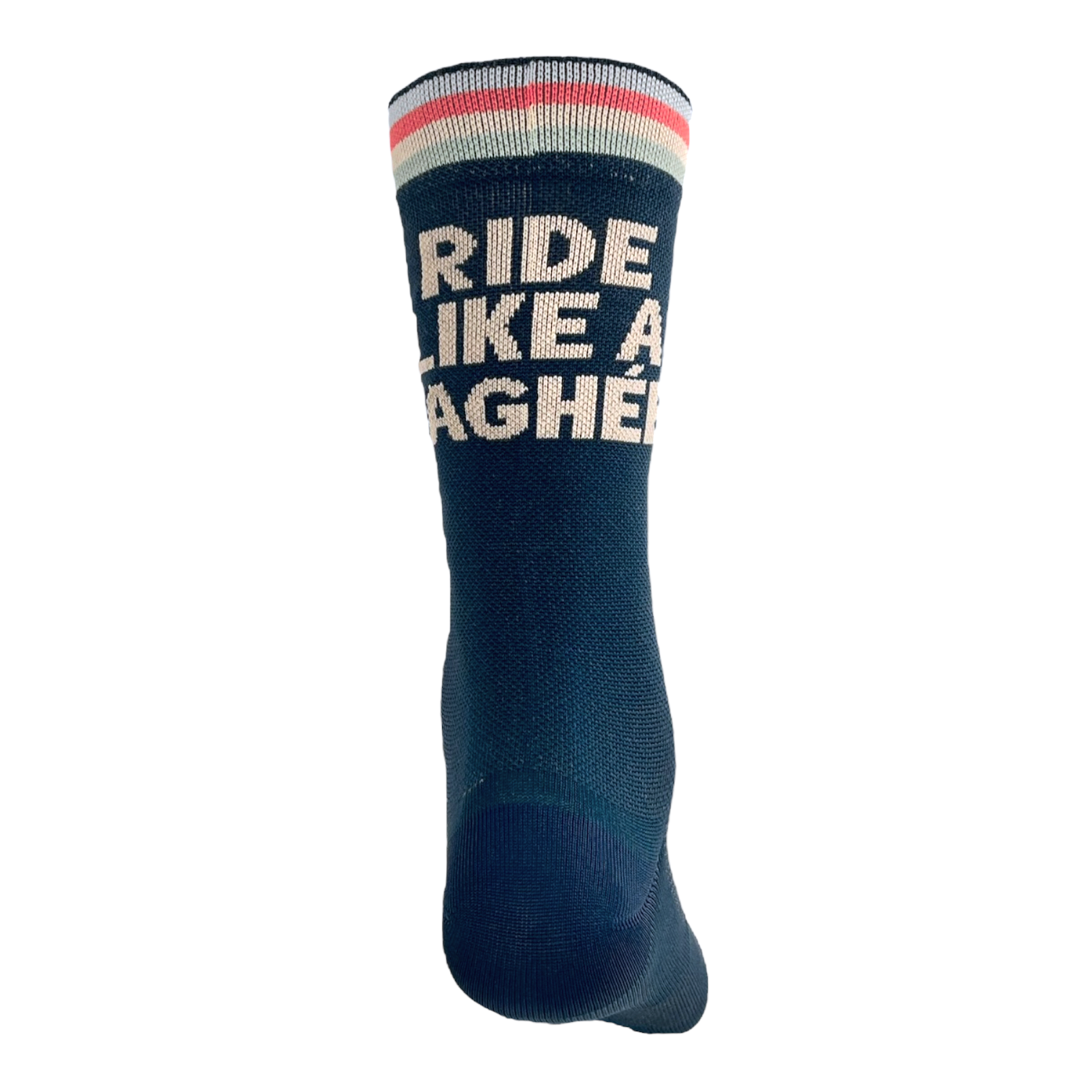 Petrol blue "Ride like a laghée" ciclistica socks