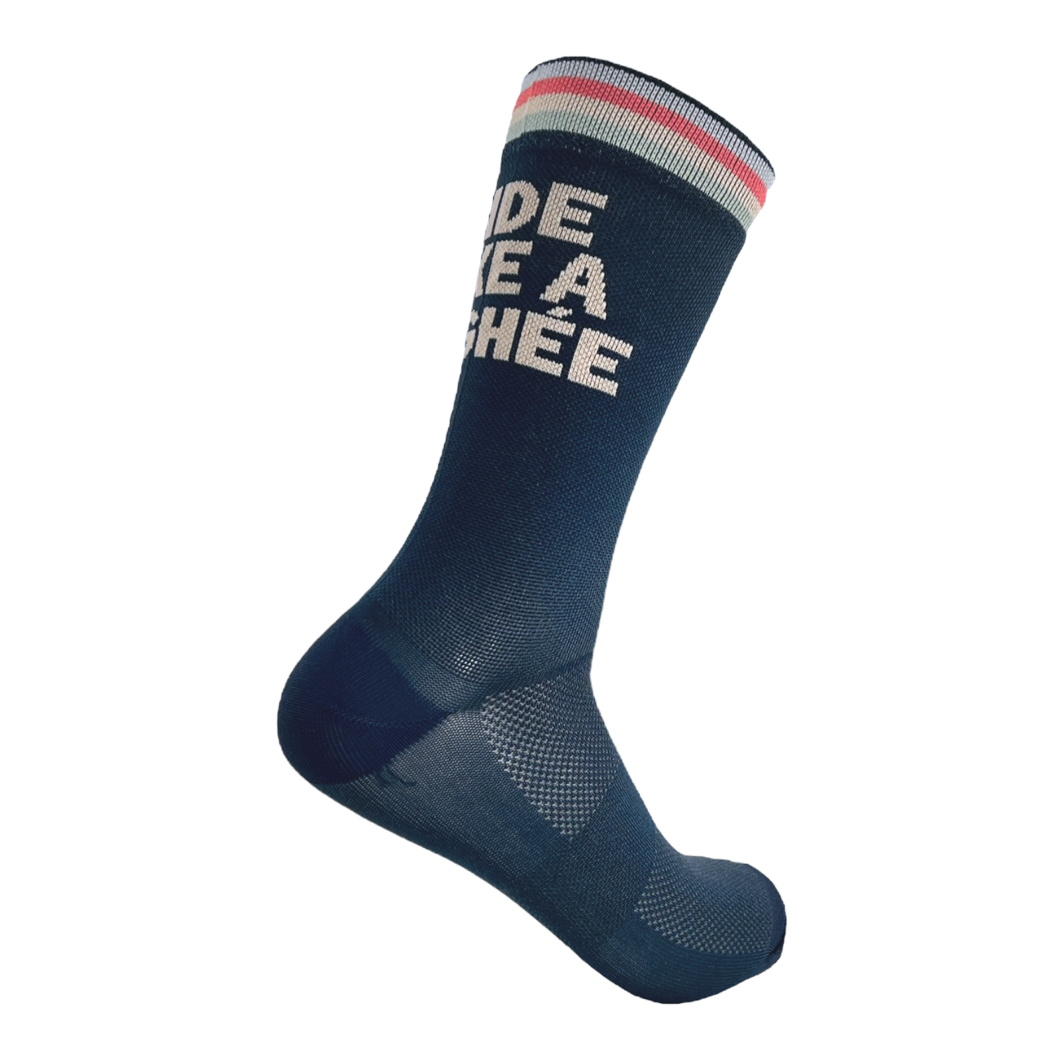 Petrol blue "Ride like a laghée" ciclistica socks