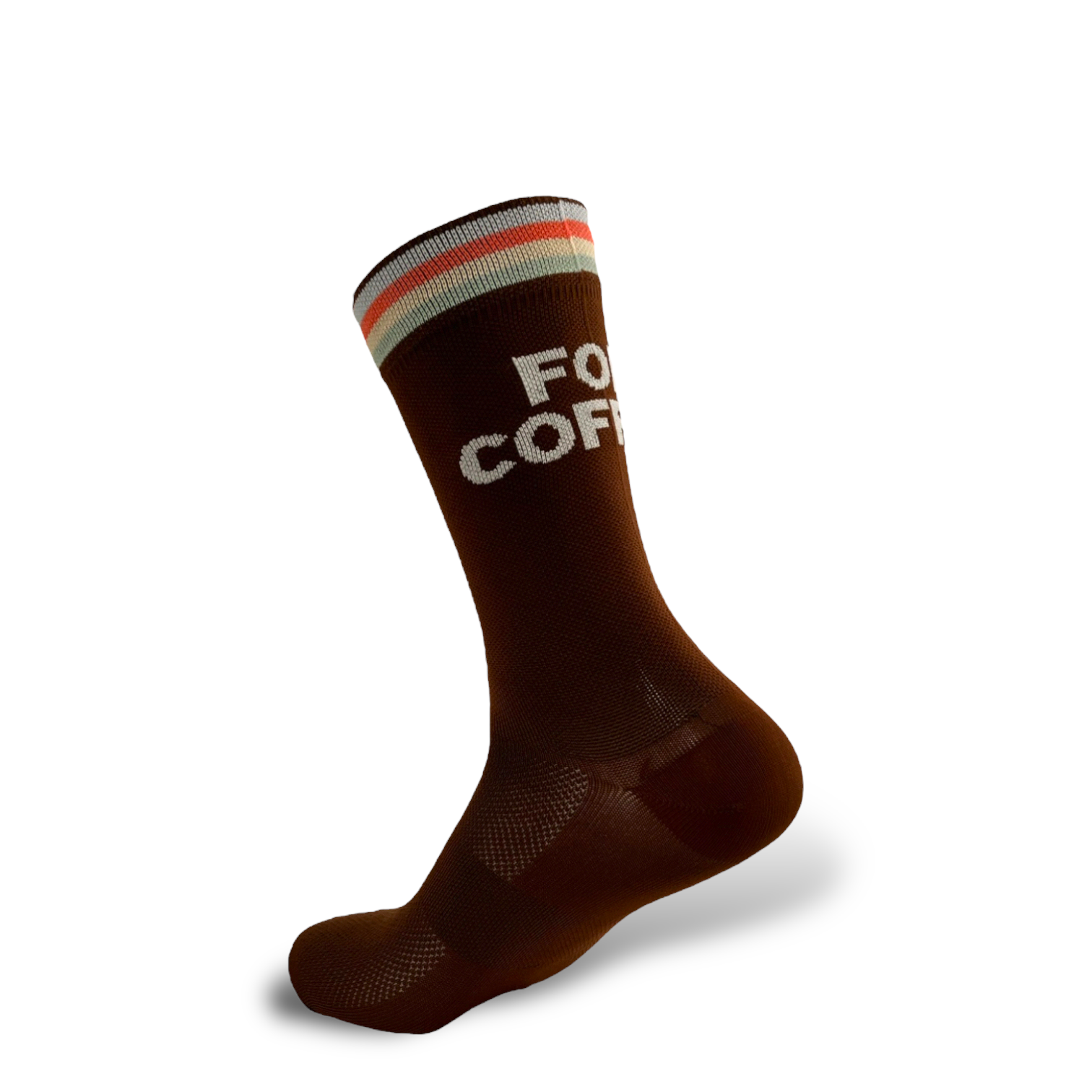 Mocha "We ride for coffee" socks