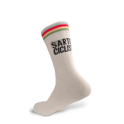 White Sartoria ciclistica socks