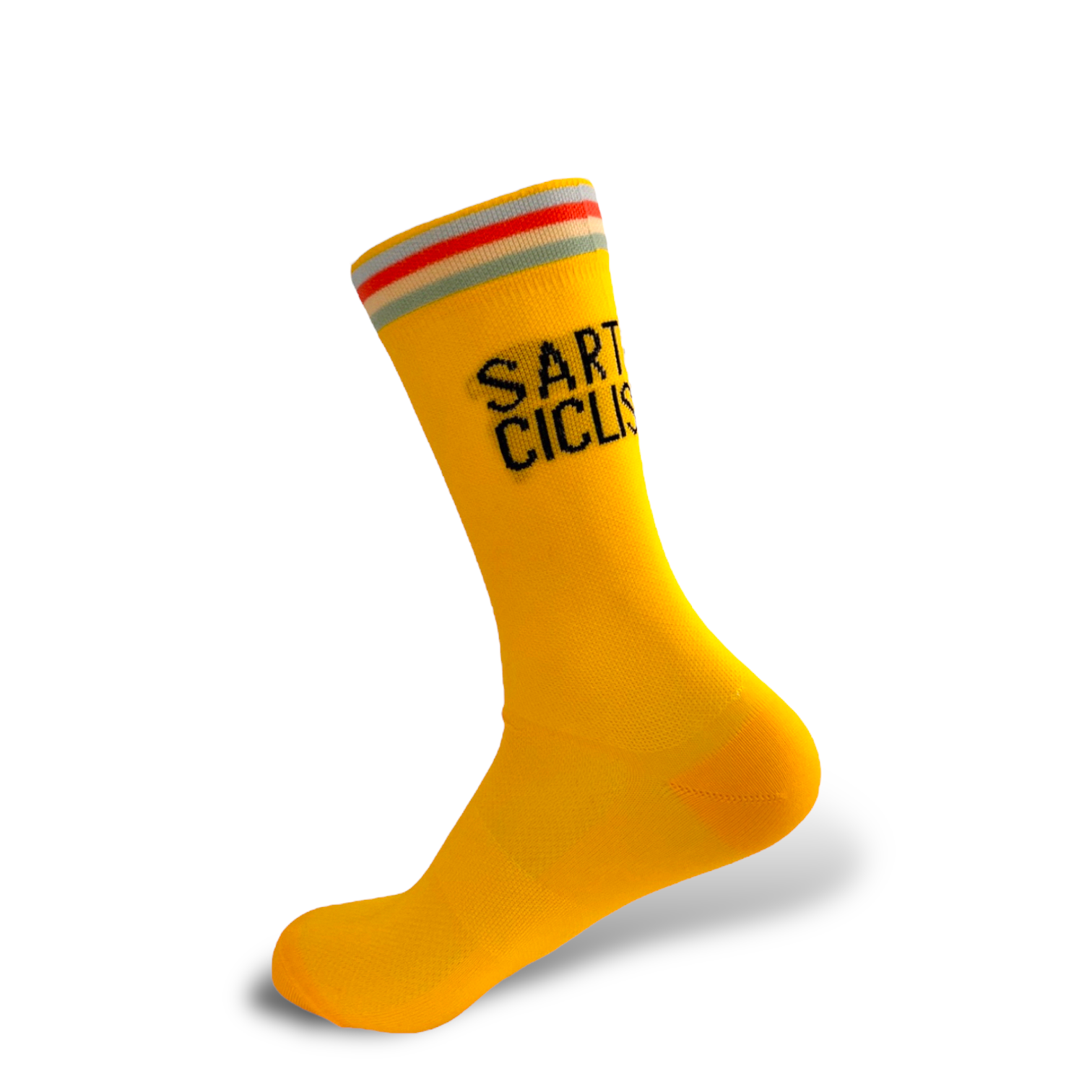Yellow sun Sartoria ciclistica socks