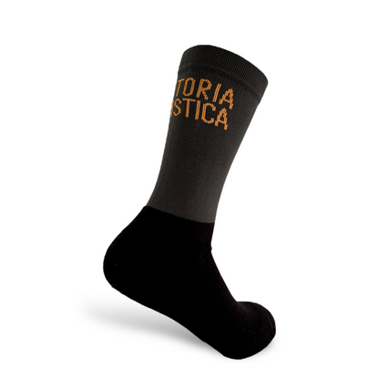 Olive and black Sartoria Ciclistica merino socks
