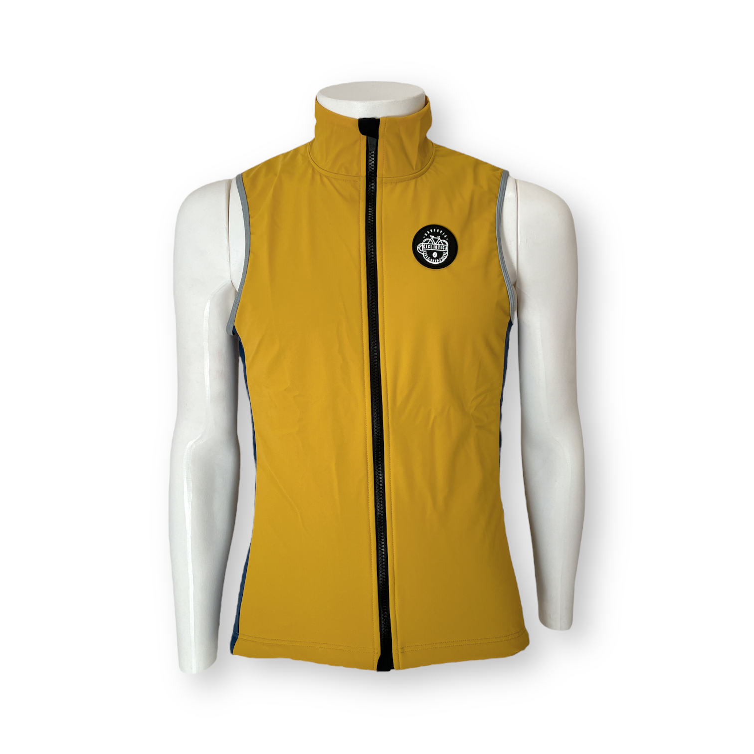 Unisex Warm winter vest with PrimaLoft® - Mustard yellow