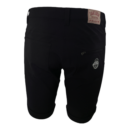 Commuting shorts with reflective details