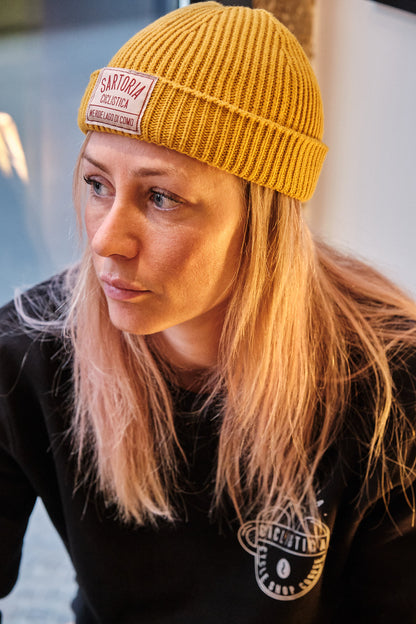 Mustard harbour beanie
